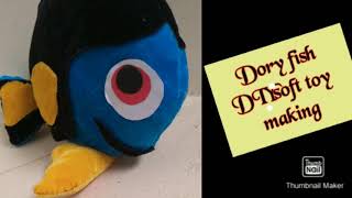 Dory fish making/diy soft  toy making/easy to do with drafts screenshot 4