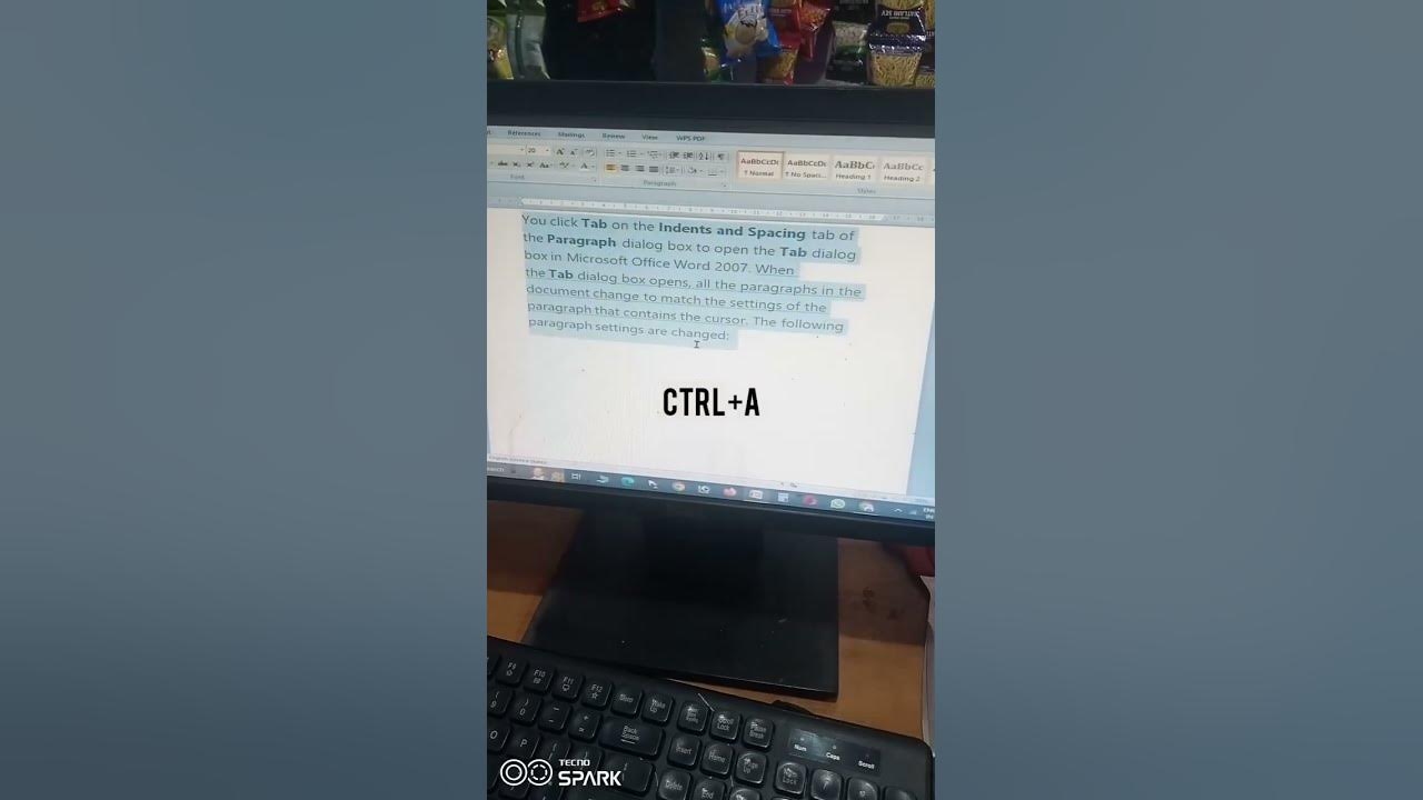 shortcut-key-to-move-entire-paragraph-in-ms-word-youtube