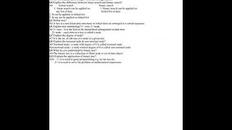 DATA STRUCTURES  LAB VIVA QUESTIONS