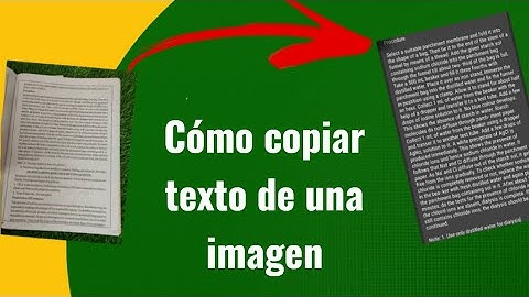 Cómo copiar texto de una imagen o foto | Copiar texto de un libro al phone | Google Lens | Español