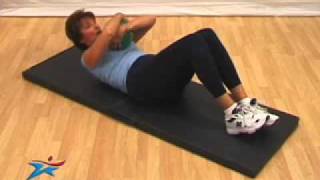 Abdominal Crunch (medicine ball) Senior Female