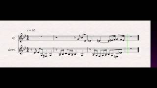 imitation J S  Bach's Fugue no  16 in G minor