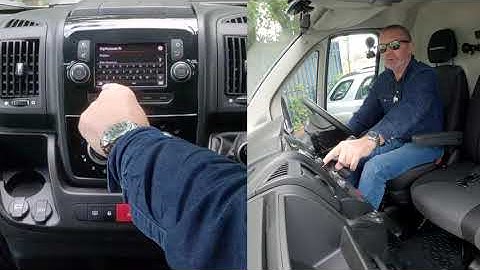 How to set the Sat Nav in a 2019 Fiat Ducato