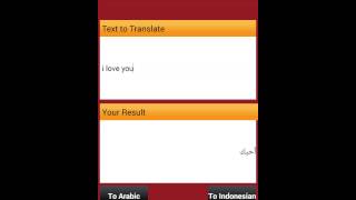 Indonesian Arabic Translation screenshot 1