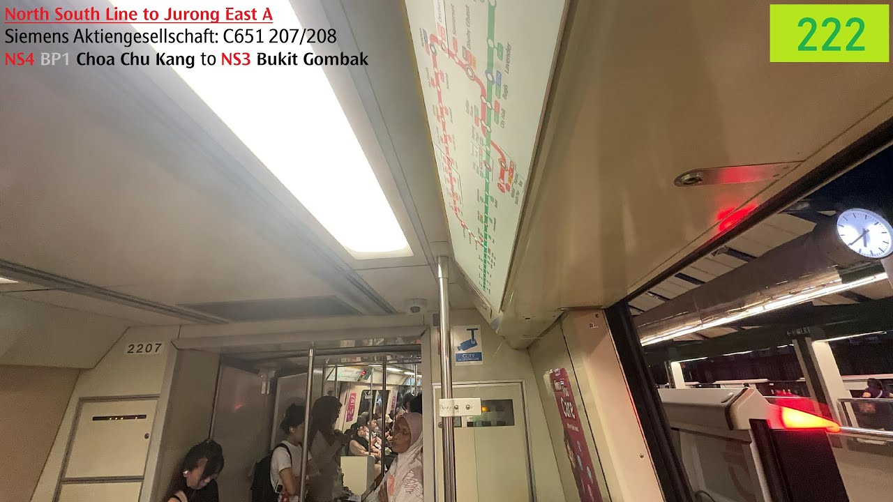 ⁴ᴷ [Back strong] SMRT Trains, NSL Train Ride [CCK → Bt Gombak ...
