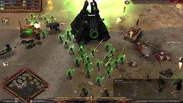 Warhammer 40k Down of War - Necron Monolith gameplay.