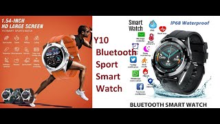 Y10 Waterproof Bluetooth Sport Smart Watch Men Women 2020 Phone Mate Heart Rate Tracker For iOS screenshot 3