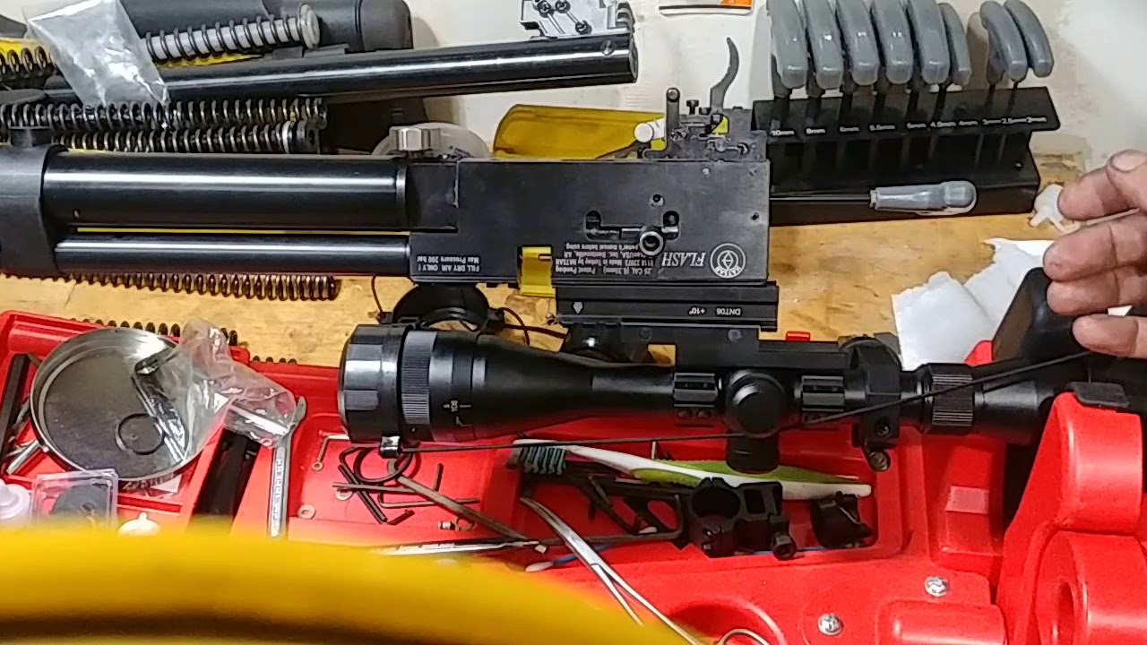 Hatsan Flash hammer spring adjustment revised YouTube