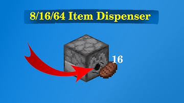 How To Make A 8-64 Dispenser/Dropper-Minecraft 1.20
