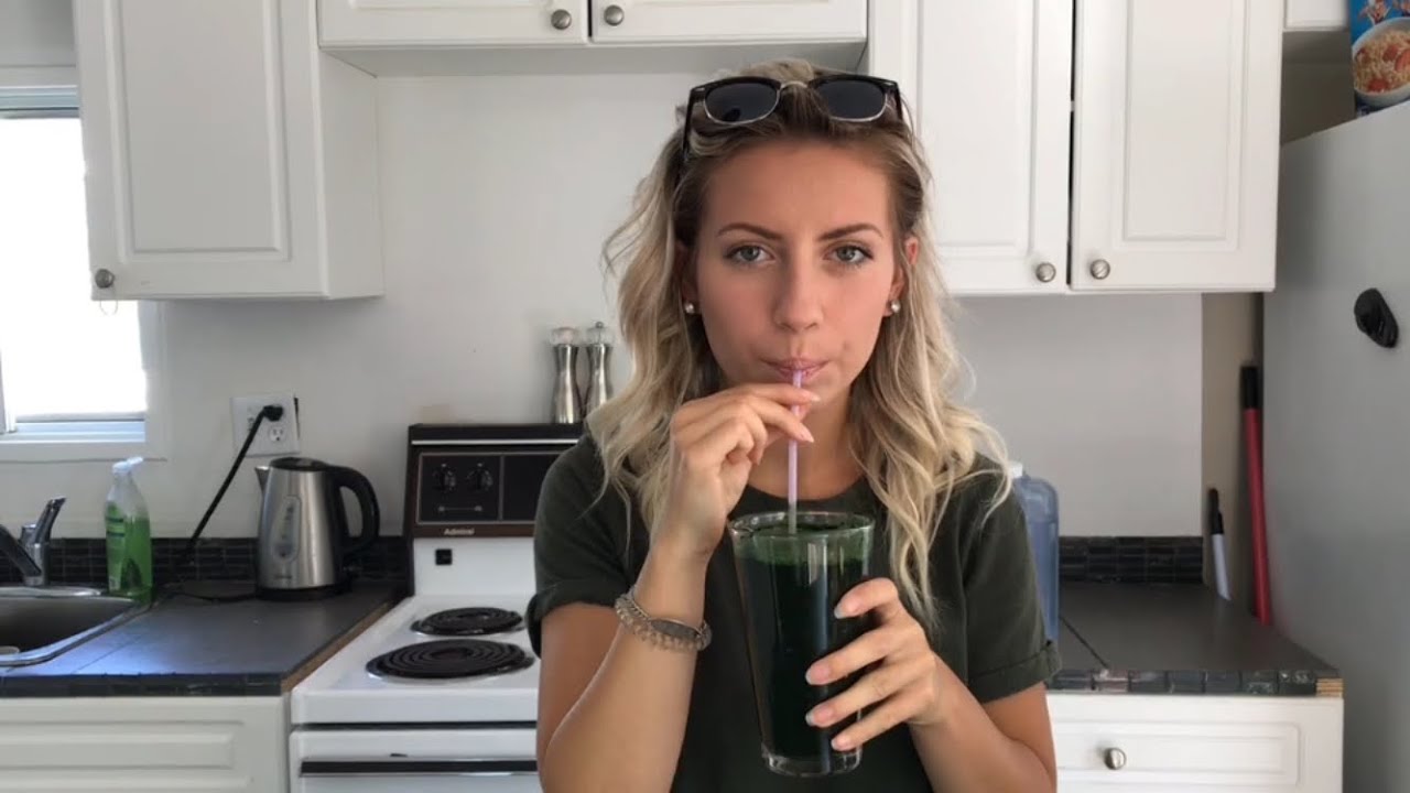 epileptic video GREEN DRINK, SMOOTHIE, BREAKFAST, SMALL SEIZURE