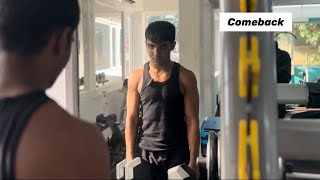Bulking Day 18 - Chest, Shoulders & Triceps (Push Day) | Comeback |