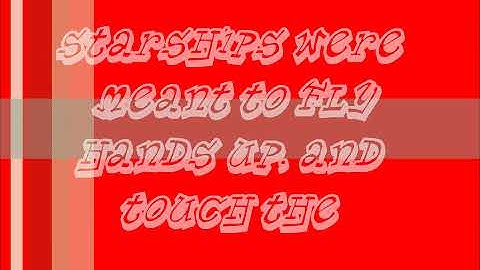 Thumbnail of Starships Lyrics Video