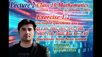 Math of Class  10  exercise 1,2.Question 1 parts i,ii,iii,iv,v,vi,vii,viii,ix,x,xi,xii,