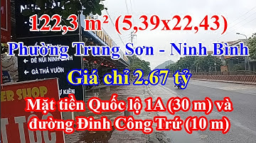 Tập 502: Bán lô đất 2 mặt tiền Quốc lộ 1A & Đinh Công Trứ – 122,3 m² nở hậu, vị trí vàng kinh doanh!