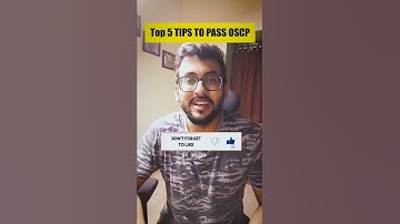 How To PASS OSCP in 2022 (PRO TIPS) PART - 1 #Shorts #cybersecurity #hacking