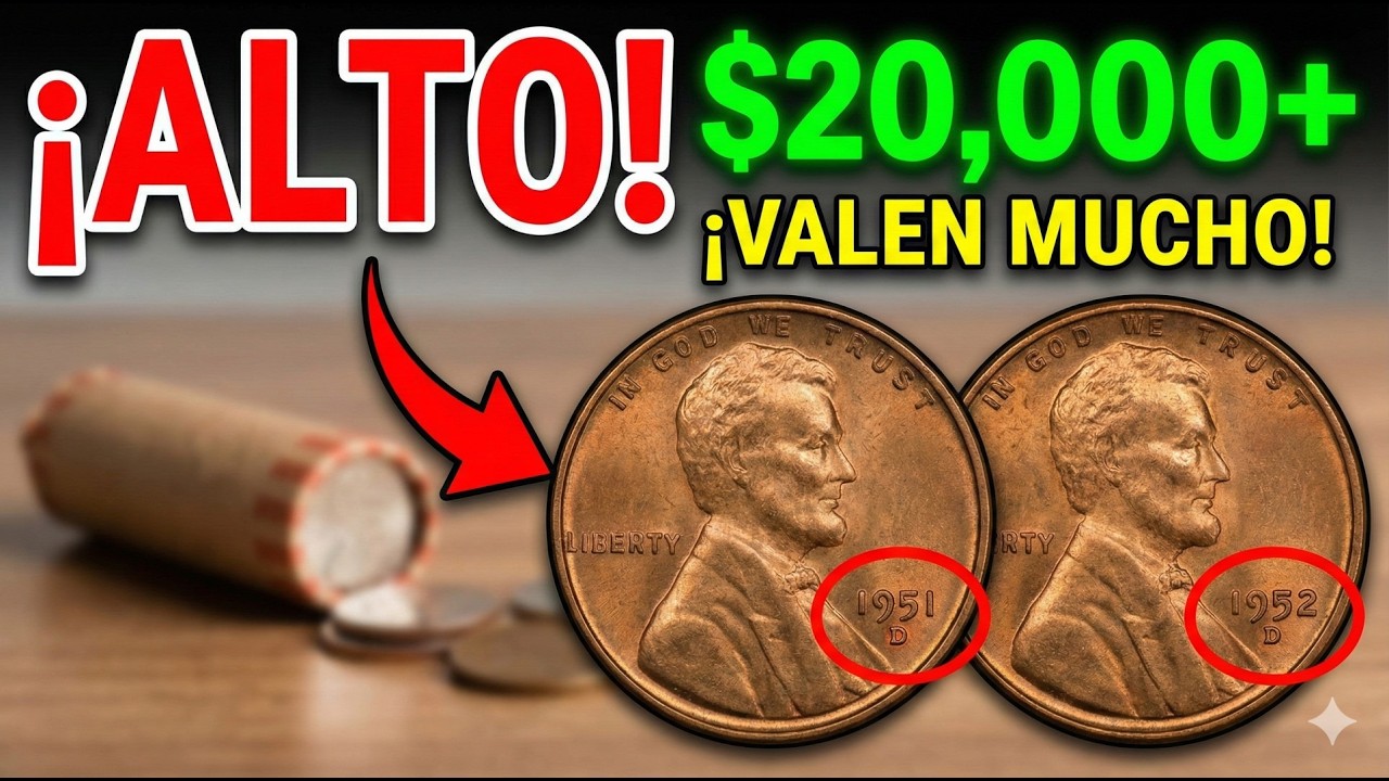 Stop! Don't Spend These 1951-D & 1952-D Pennies - They Are Worth $20,000+!