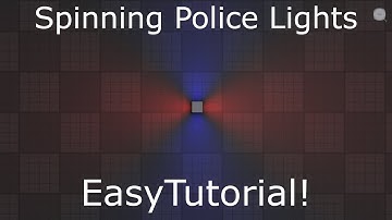 How to Make Spinning POLICE Lights! || ROBLOX Studio