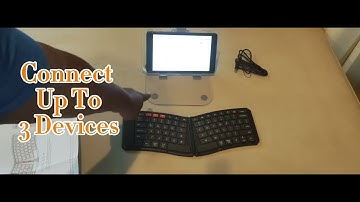 ⌨️ ⌨️ ⌨️ MEETION Ergonomic Foldable Keyboard, Split Portable Compact Bluetooth Keyboard