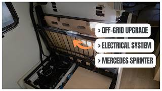 SMART OFF-GRID UPGRADE: Mercedes Sprinter Motorhome Victron Connect & WattCyvle 628Ah 314Ah Battery