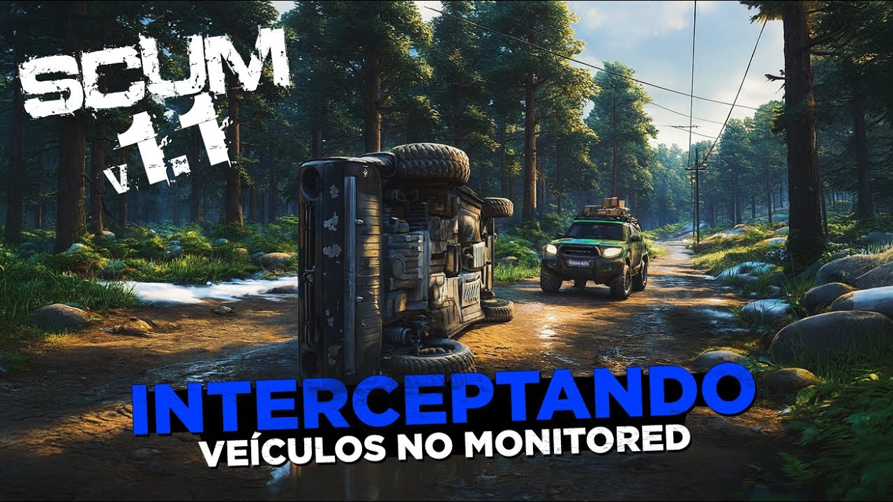 Controlando o trânsito no SERVIDOR MONITORED | #SCUM 1.1 🔥
