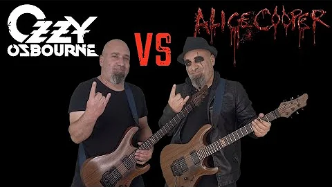 Ozzy Osbourne VS Alice Cooper (Guitar Riffs Battle)