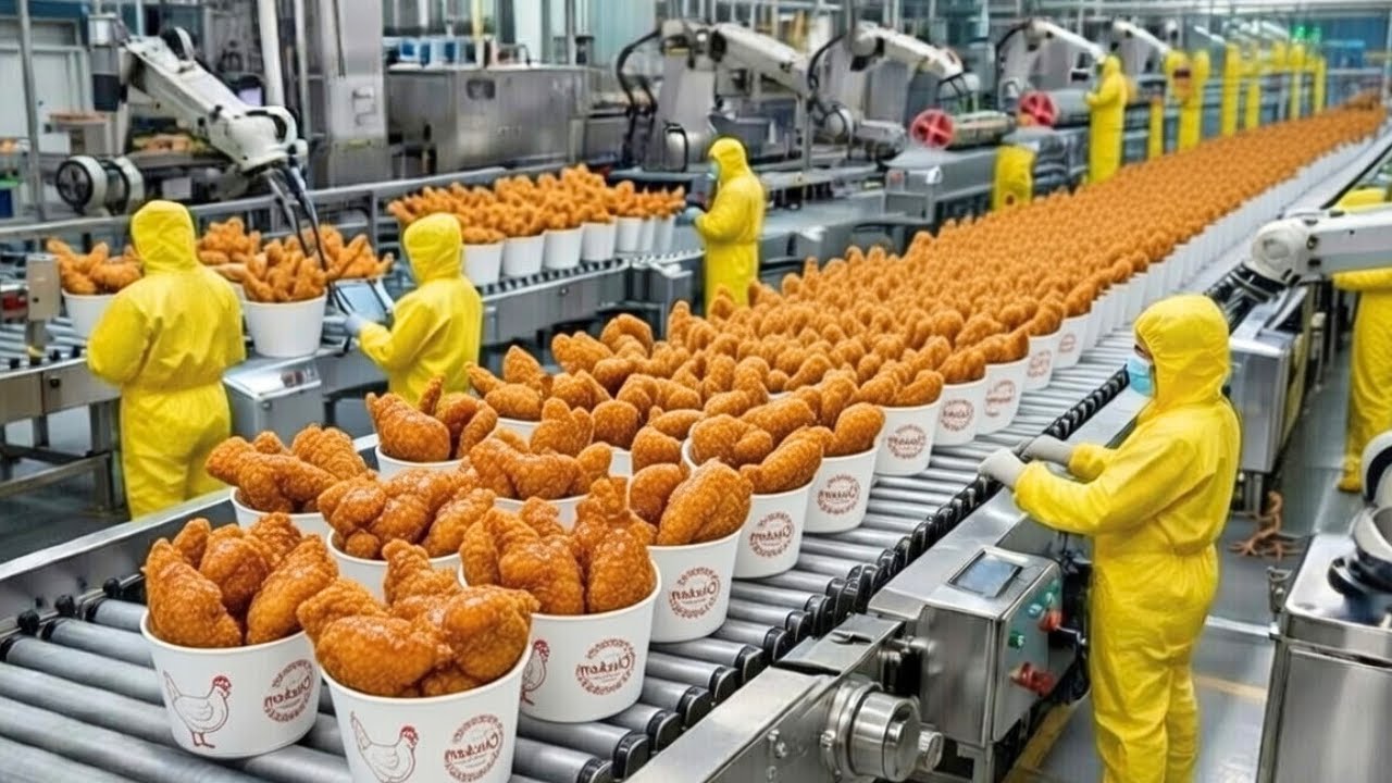 How Millions of Chicken Drumsticks Are Made Daily: From Whole Chicken to Chicken Bucket