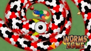 wormszone.io 001 Slither snake top 10 /Best World Record Snake Epic WormsZoneio #04
