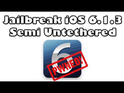 How To Jailbreak iOS 6.1.36.1.46.1.5 Using Redsn0w 0.9.15b3 (Semi Untethered)