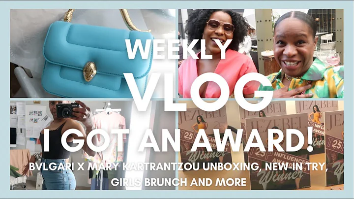 WEEKLY VLOG: I GOT AN AWARD, BVLGARI X MARY KARTRA...