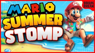 Mario Summer Stomp! ☀️ Summer Brain Break ☀️ Just Dance ☀️ Danny GoNoodle ☀️ Summer Would You Rather