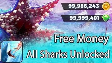 How To Get Unlimited Coins And Gems In Hungry Shark Evolution | All Sharks Unlocked