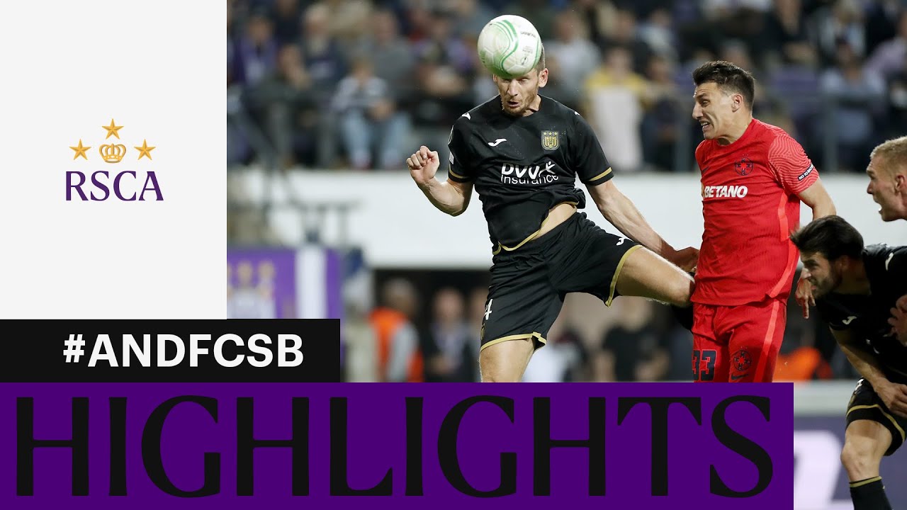 RSC Anderlecht - Fotbal Club FCSB