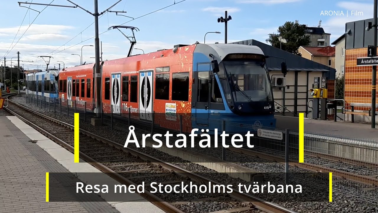 2021-09-05 ÅRSTAFÄLTET - Resa med Stockholms tvärbana
