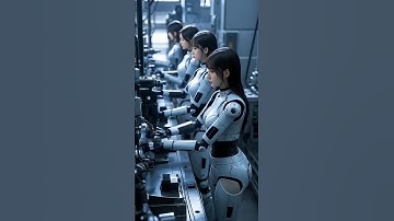 In robot factories, there will be no need for humans to work in the future. #robots#robot