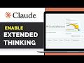 How To Turn On Extended Thinking on Claude AI (2026 Guide)