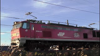 ﾚｯﾄﾞｻﾝﾀﾞｰEF510-12牽引高速貨物【4K】信越本線下り4075ﾚ