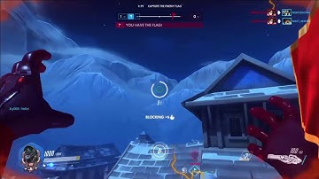 Ultimate flag capture as Winston iky069 (Overwatch capture the flag)
