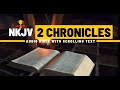 The book of 2 chronicles nkjv  full audio bible with scrolling text