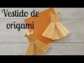 Vestido de papel - Origami dress
