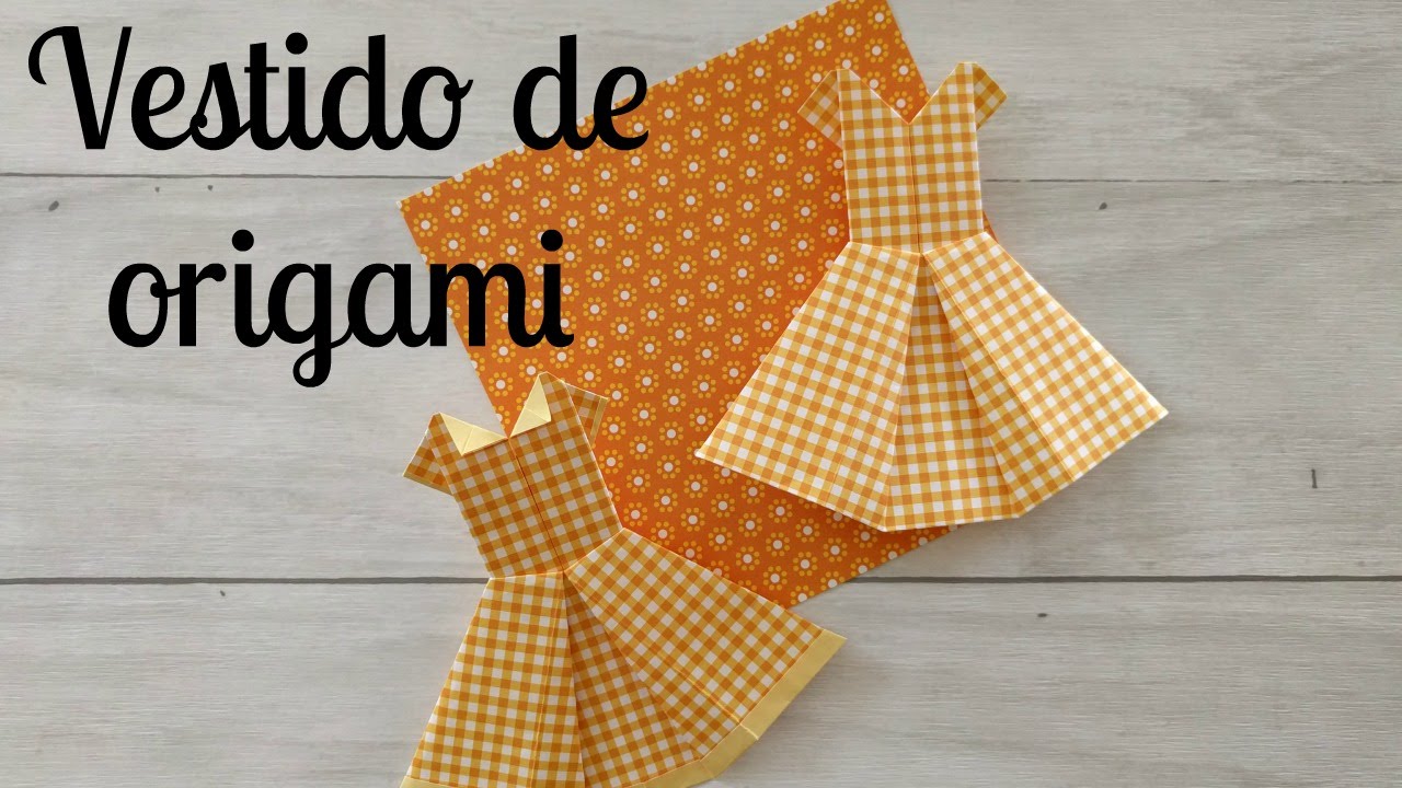 Vestido De Papel Origami Dress