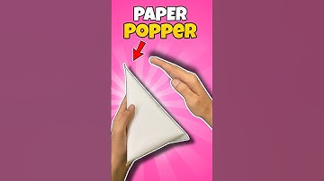 Make a Air Paper Popper Very Loud and Easy 🔥#shorts
