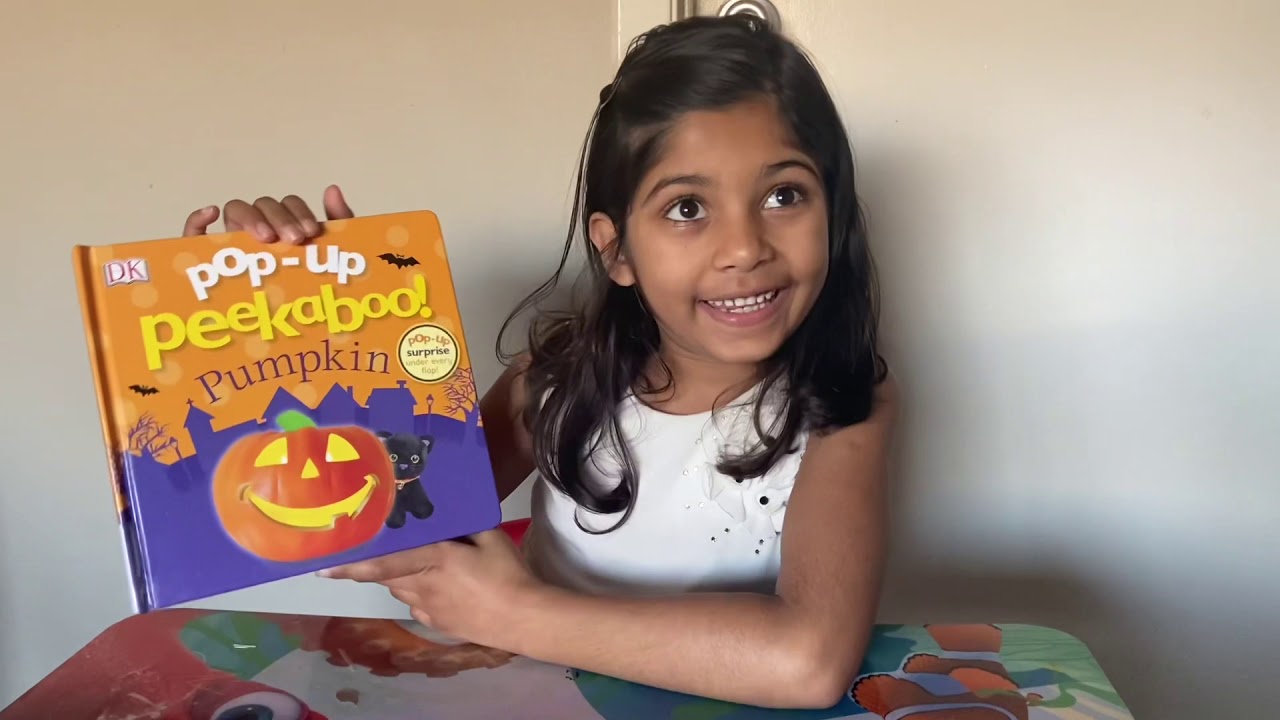 Pop up book Book for kids Pop up peekaboo pumpkin