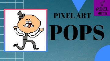 REGULAR SHOW Pops Pixel Art
