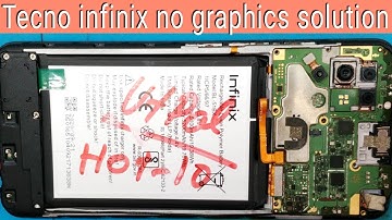 infinix hot 10 graphics problem solve | infinix Tecno blue display problem fix