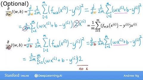 Week 01- Video 19- Gradient descent for linear regression