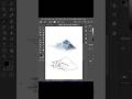 mountain define brush in photoshop #graphicdesign #viral #shorts #tutorial