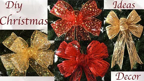 Como hacer Moos para decorar el rbol de Navidad he...