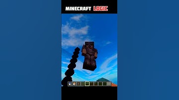 Minecraft Logic🤣!!|#minecraft #minecraftedit #gaming #shortvideos
