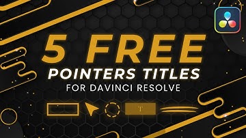 5 Free Pointers Titles for Davinci Resolve