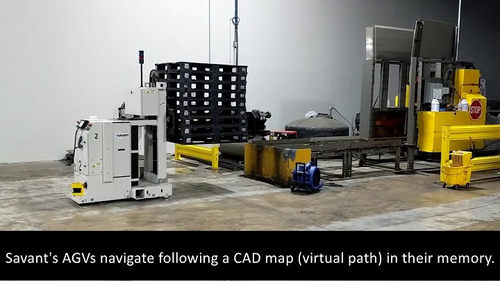 SAVANT Counterbalanced Fork AGV System